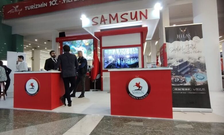 Samsun Valiligi Travel Expo Ankarada kenti tanitiyor