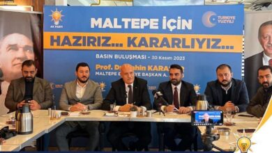 Maltepe AK Parti Belediye Baskani A. adayi Karasar Maltepeliler icin en iyi hizmeti vermeye talibim